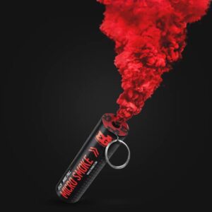 Wire Pull Micro Smoke Grenade - Red