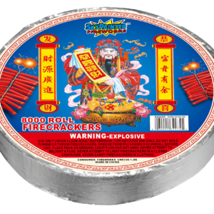8000 Roll Firecrackers - Sky Painter