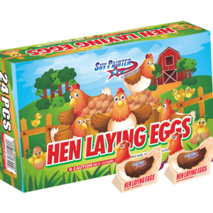 Hen Laying Eggs